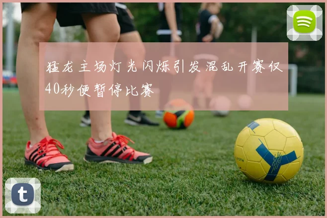 猛龙主场灯光闪烁引发混乱开赛仅40秒便暂停比赛